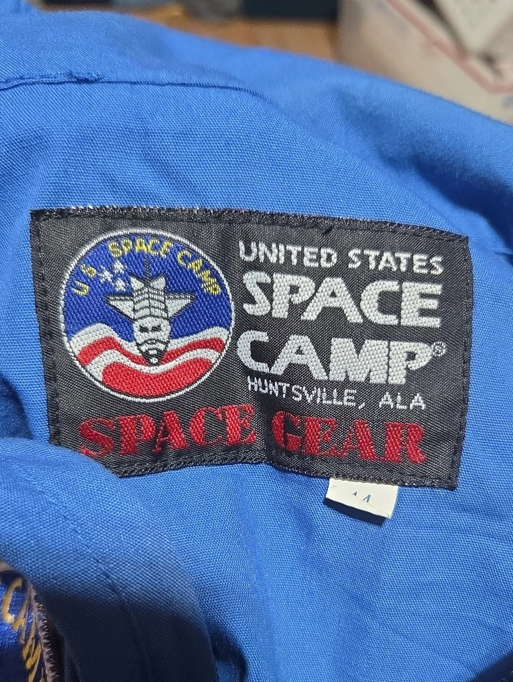 Authentic US NASA Space Camp Blue Flight Jumpsuit 5 Patches